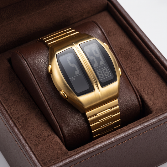 Corvallis Gold Digital Watch