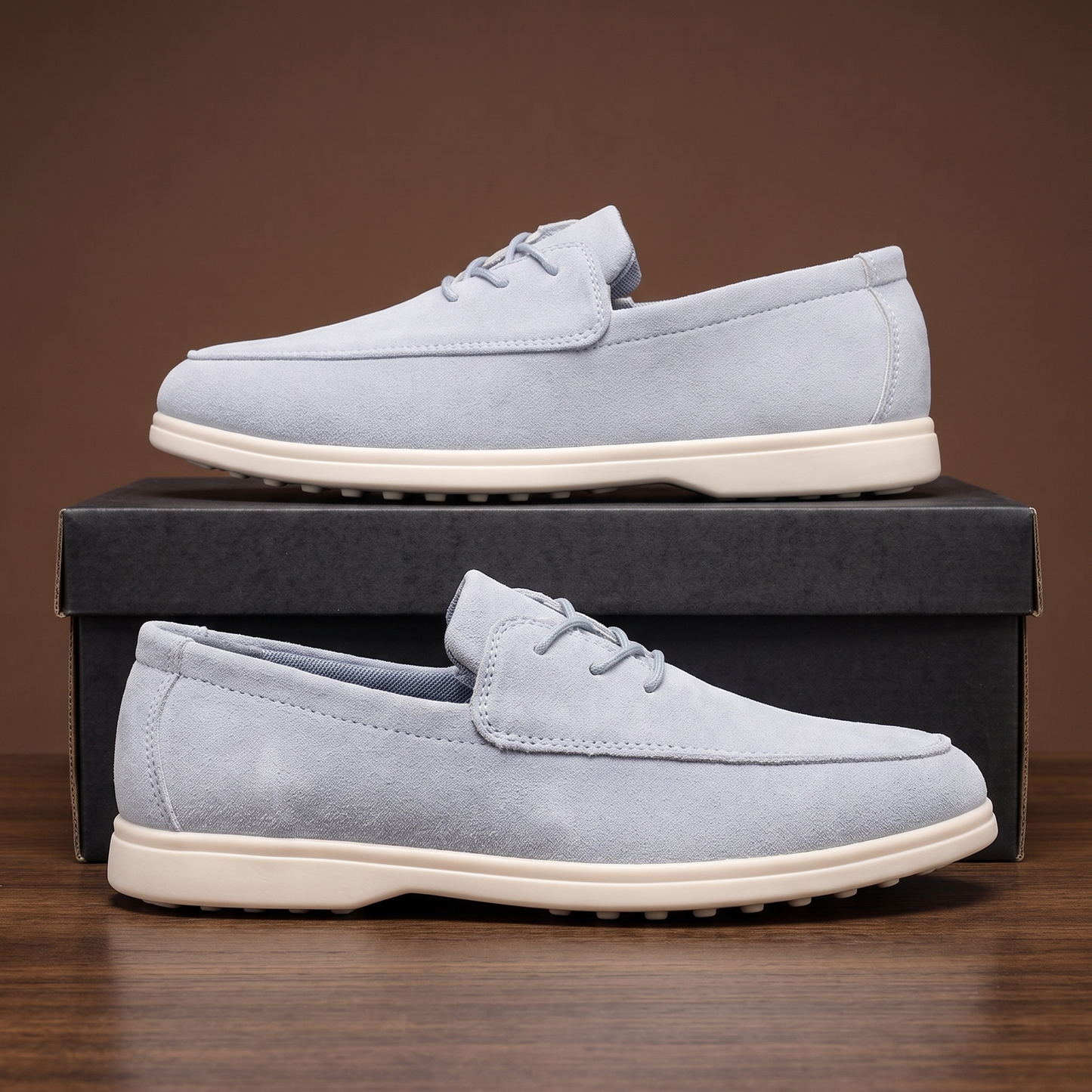 Ashcombe Nubuck Boat Loafers