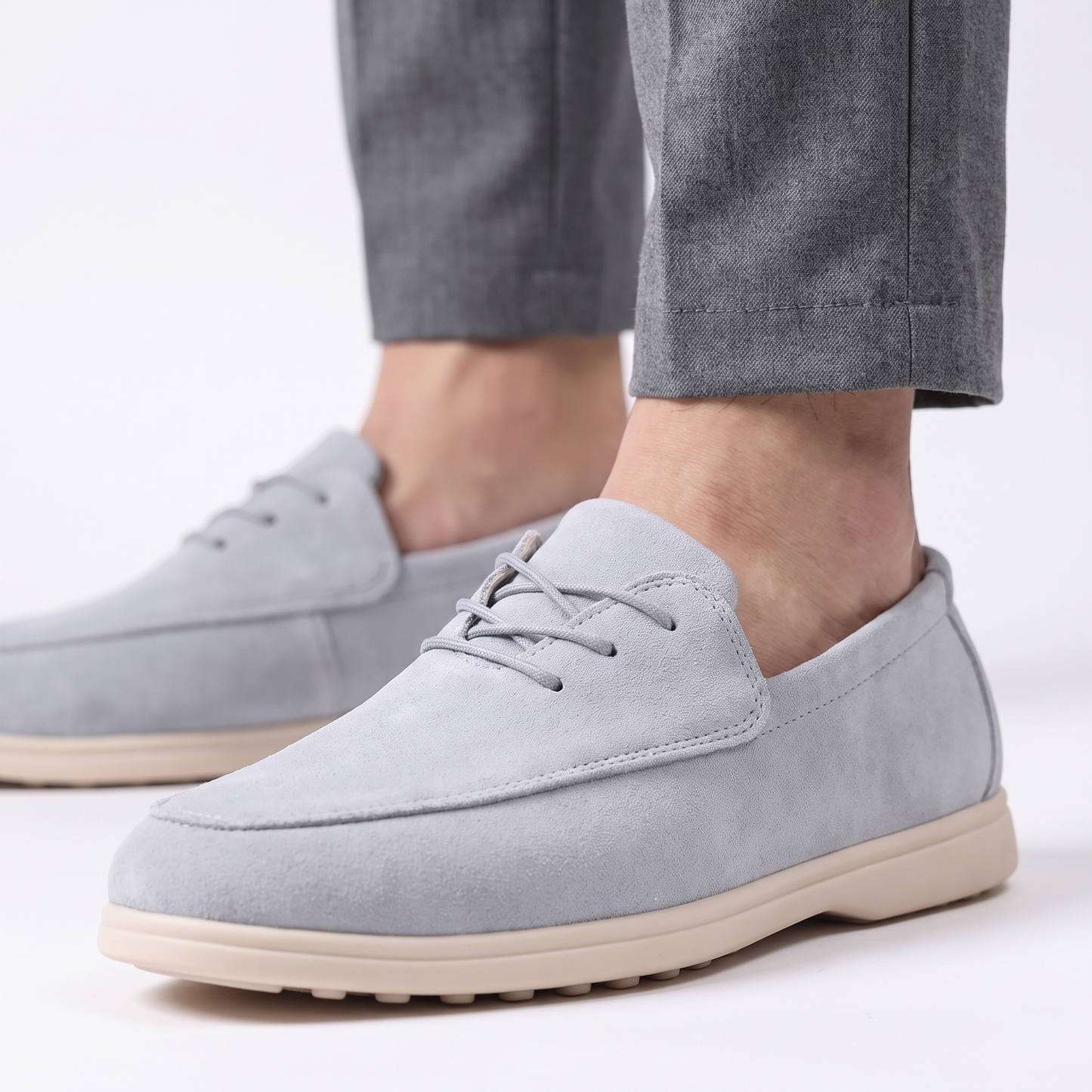Ashcombe Nubuck Boat Loafers