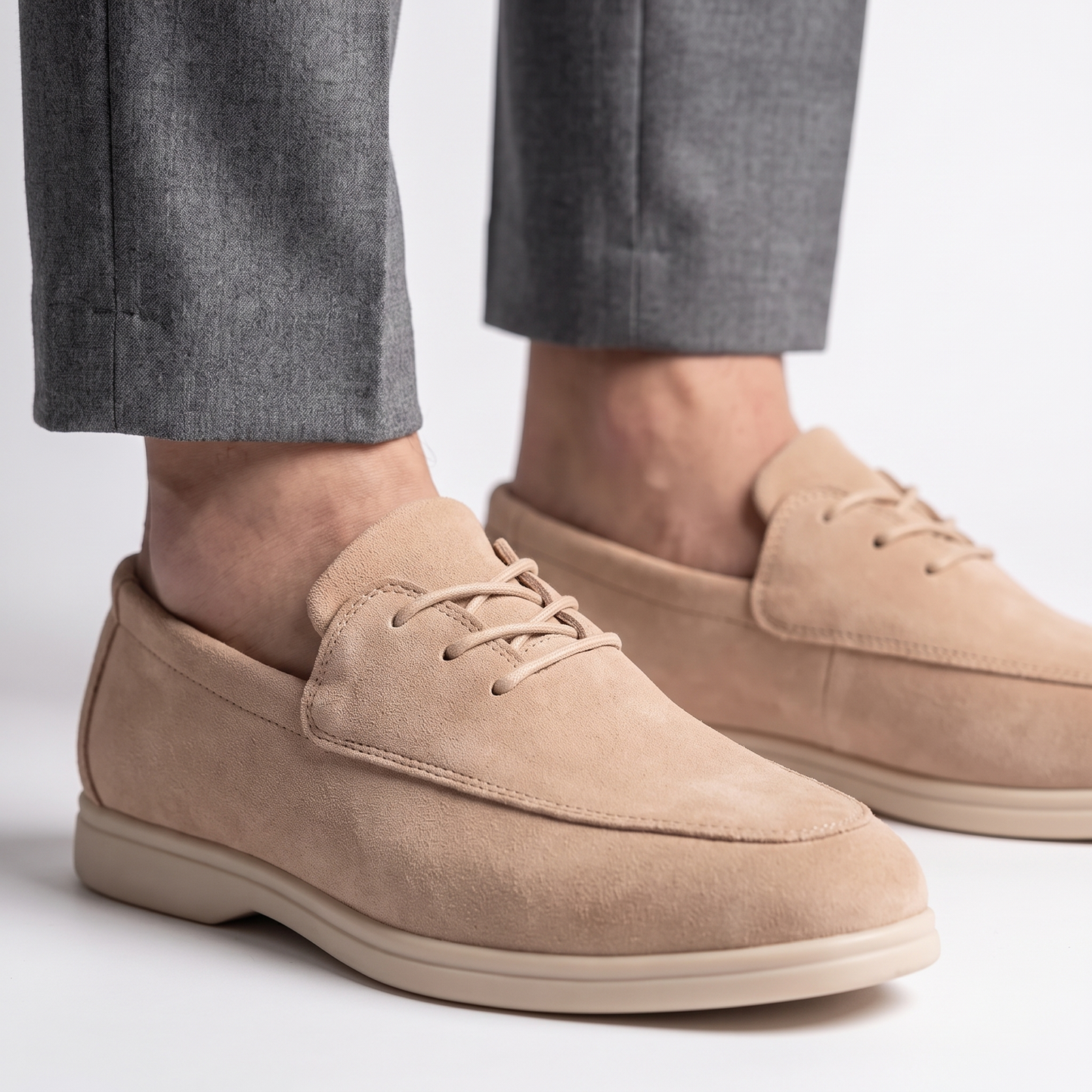 Ashcombe Nubuck Boat Loafers