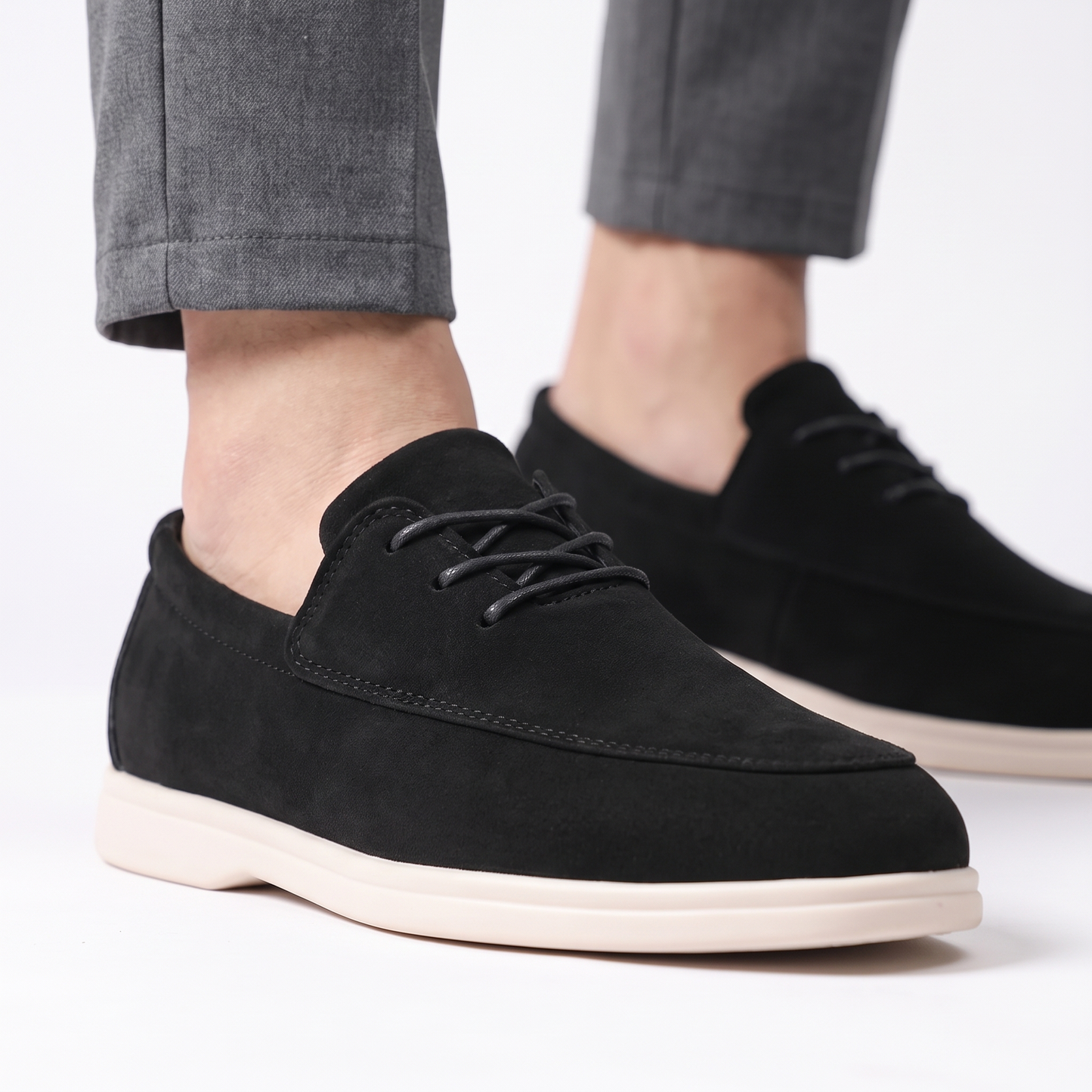 Ashcombe Nubuck Boat Loafers