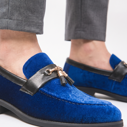 Sinclair Velvet Tassel Slip-Ons