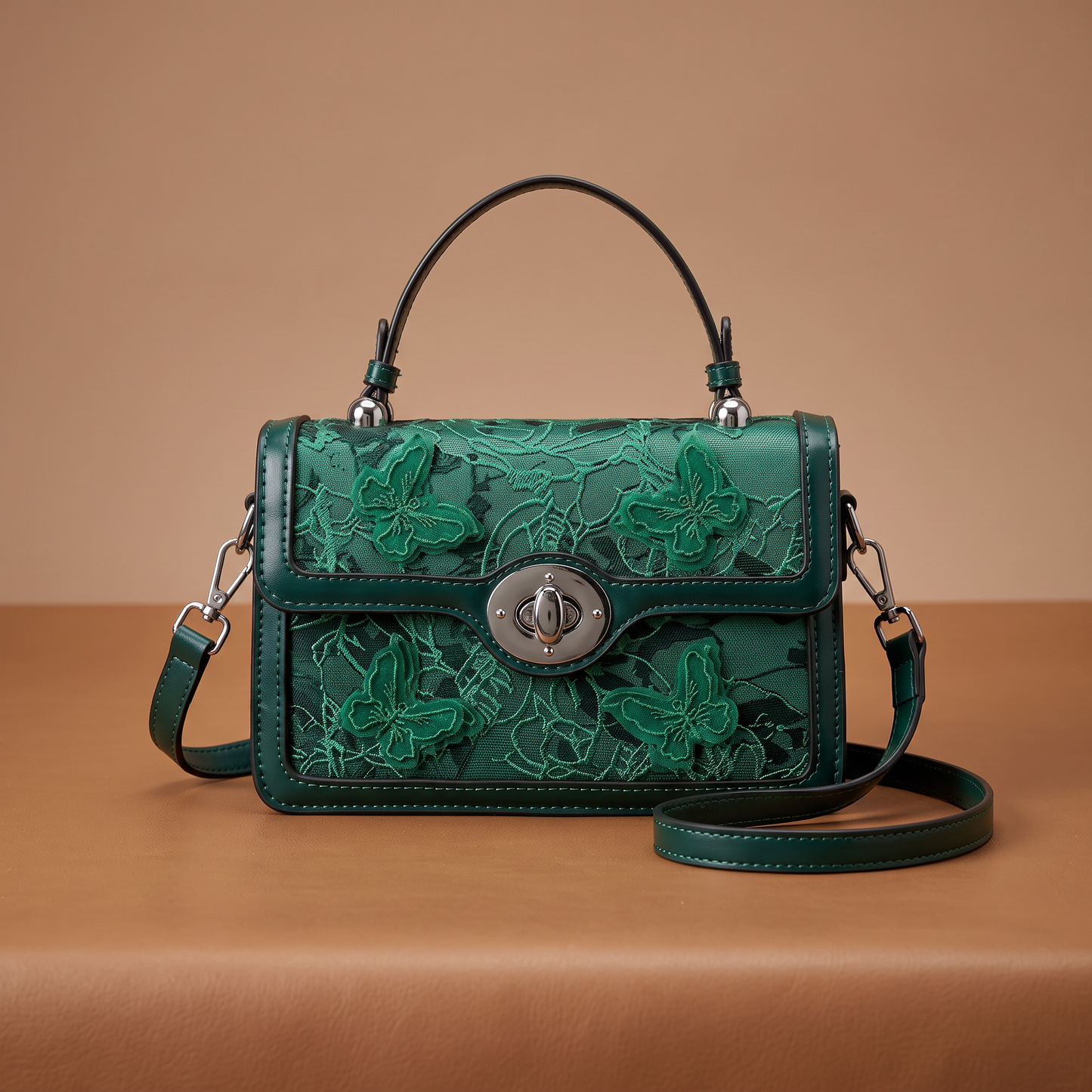 Ravenna Butterfly Top-Handle Bag