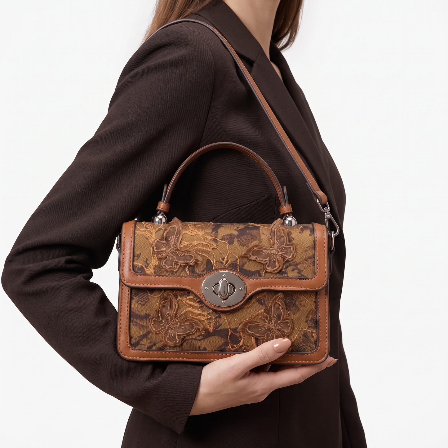 Ravenna Butterfly Top-Handle Bag