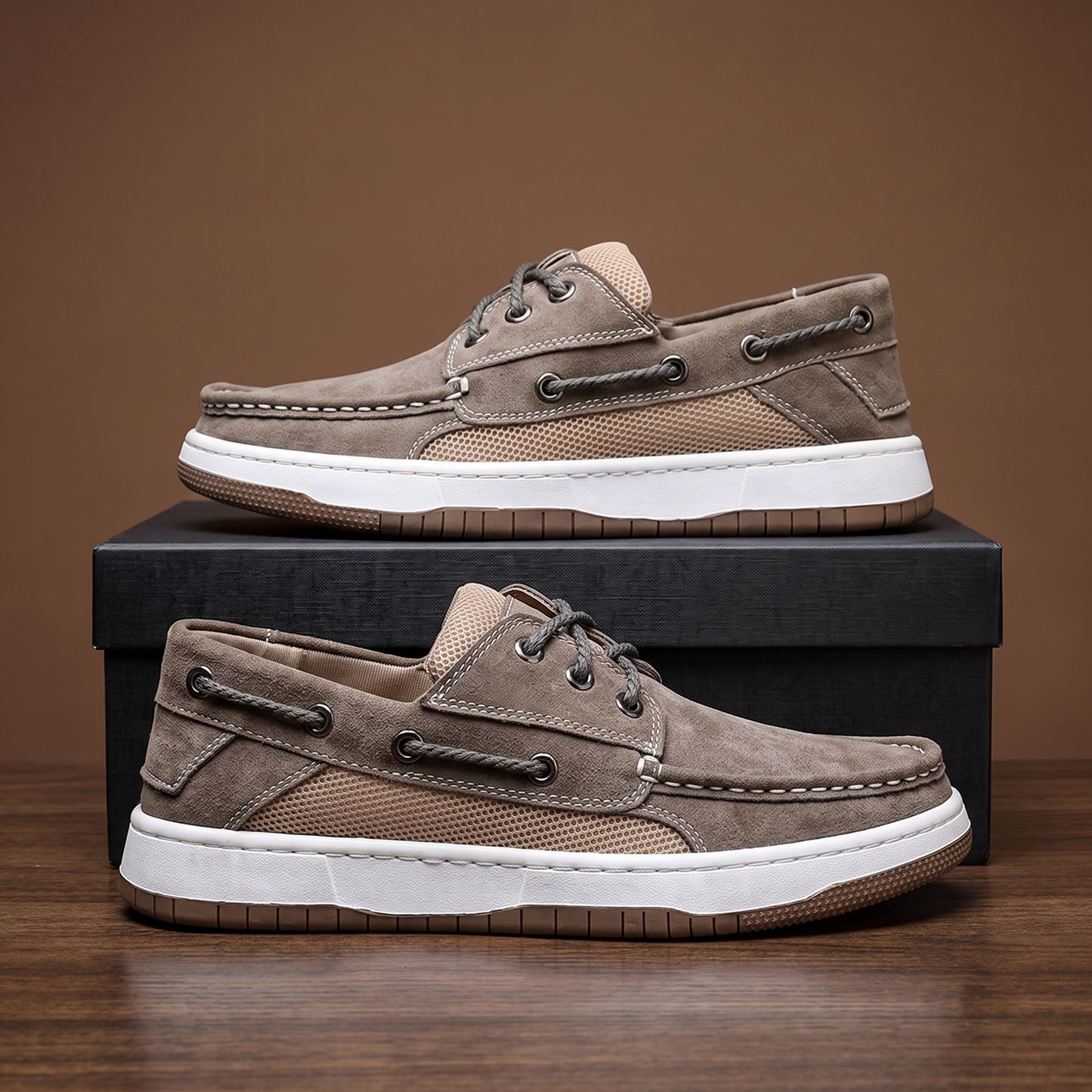 Harborview Suede Boat Sneakers