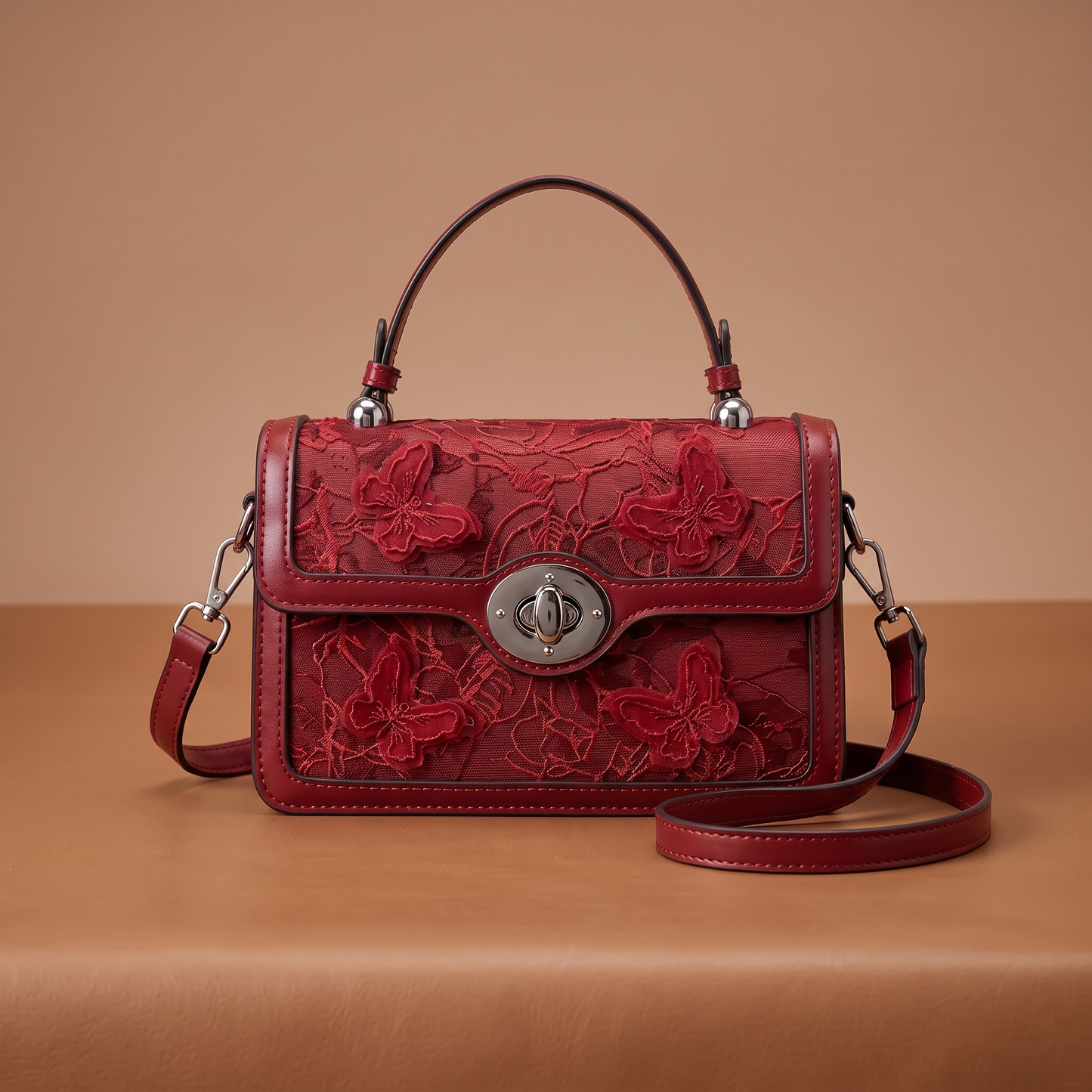 Ravenna Butterfly Top-Handle Bag