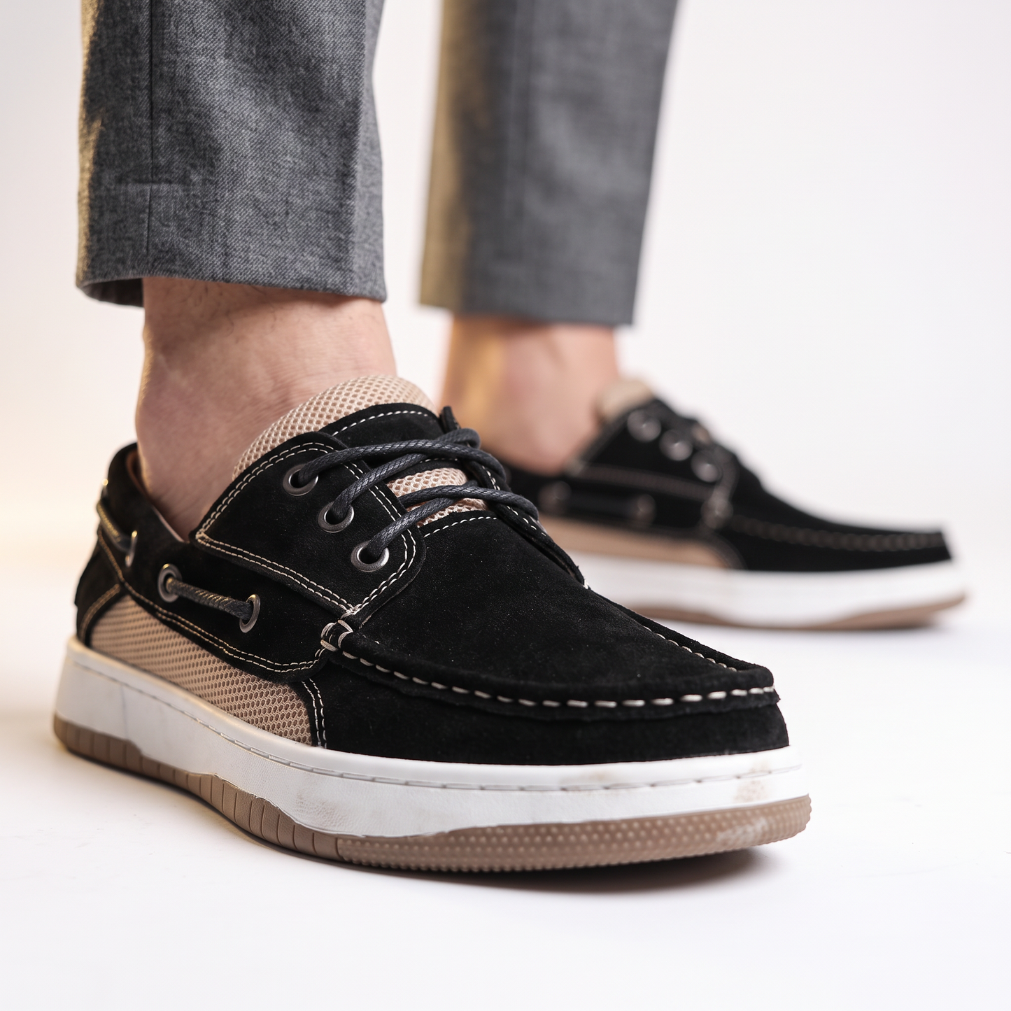 Harborview Suede Boat Sneakers