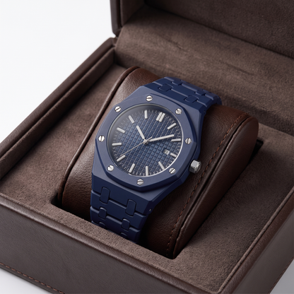 Octagon Reserve Navy Steel Watch
