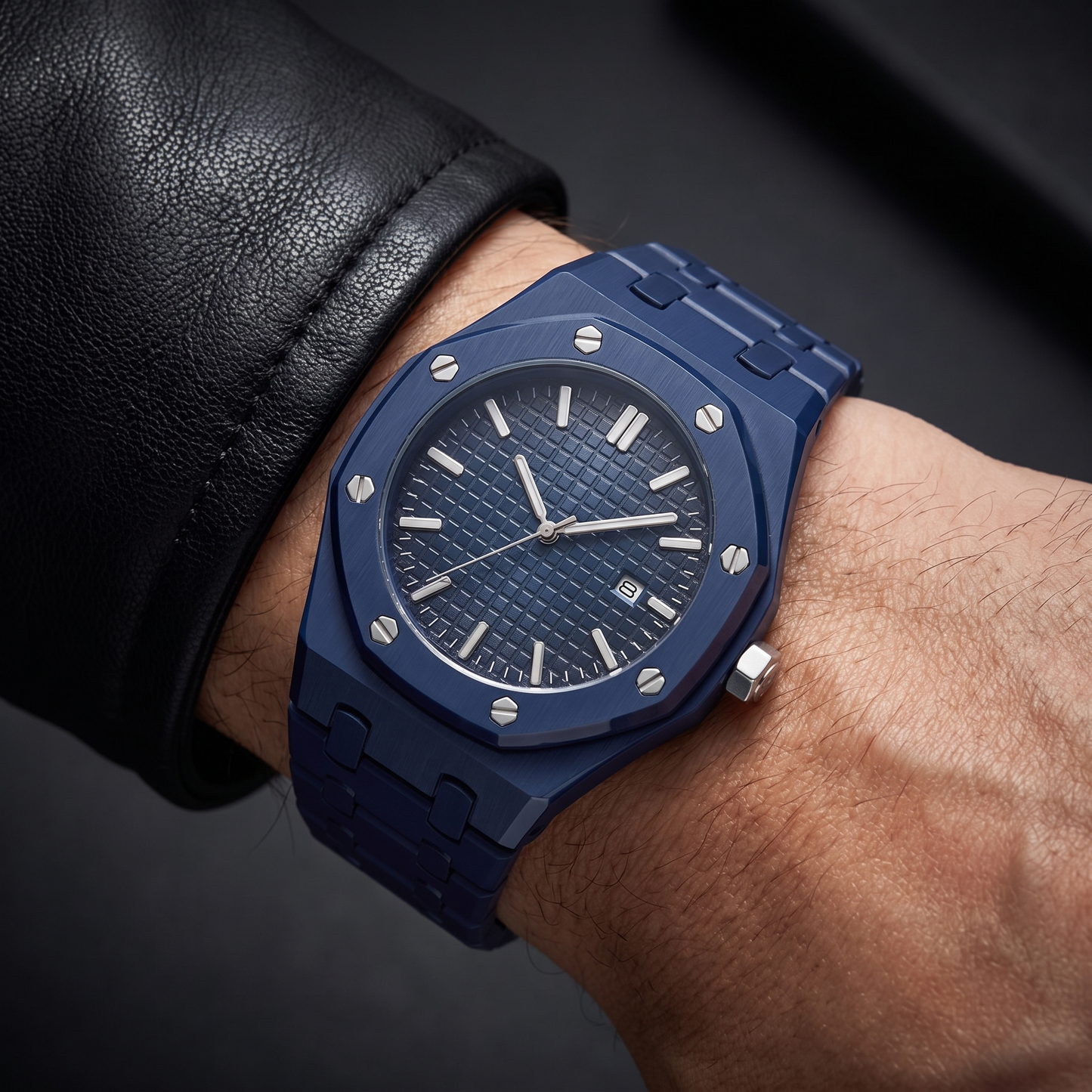 Octagon Reserve Navy Steel Watch