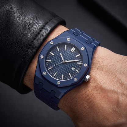 Octagon Reserve Navy Steel Watch