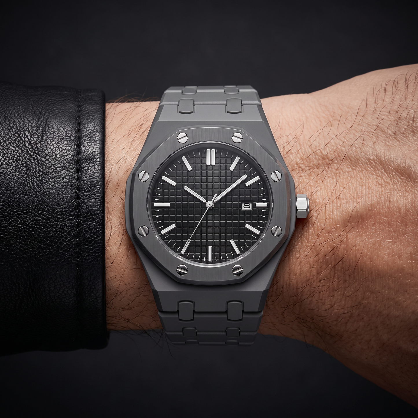 Octagon Reserve Navy Steel Watch
