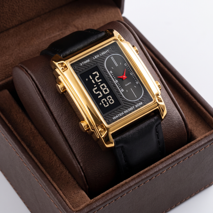 Rousseau Hybrid Dual-Display Watch