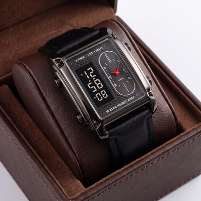 Rousseau Hybrid Dual-Display Watch