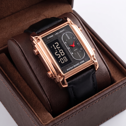 Rousseau Hybrid Dual-Display Watch