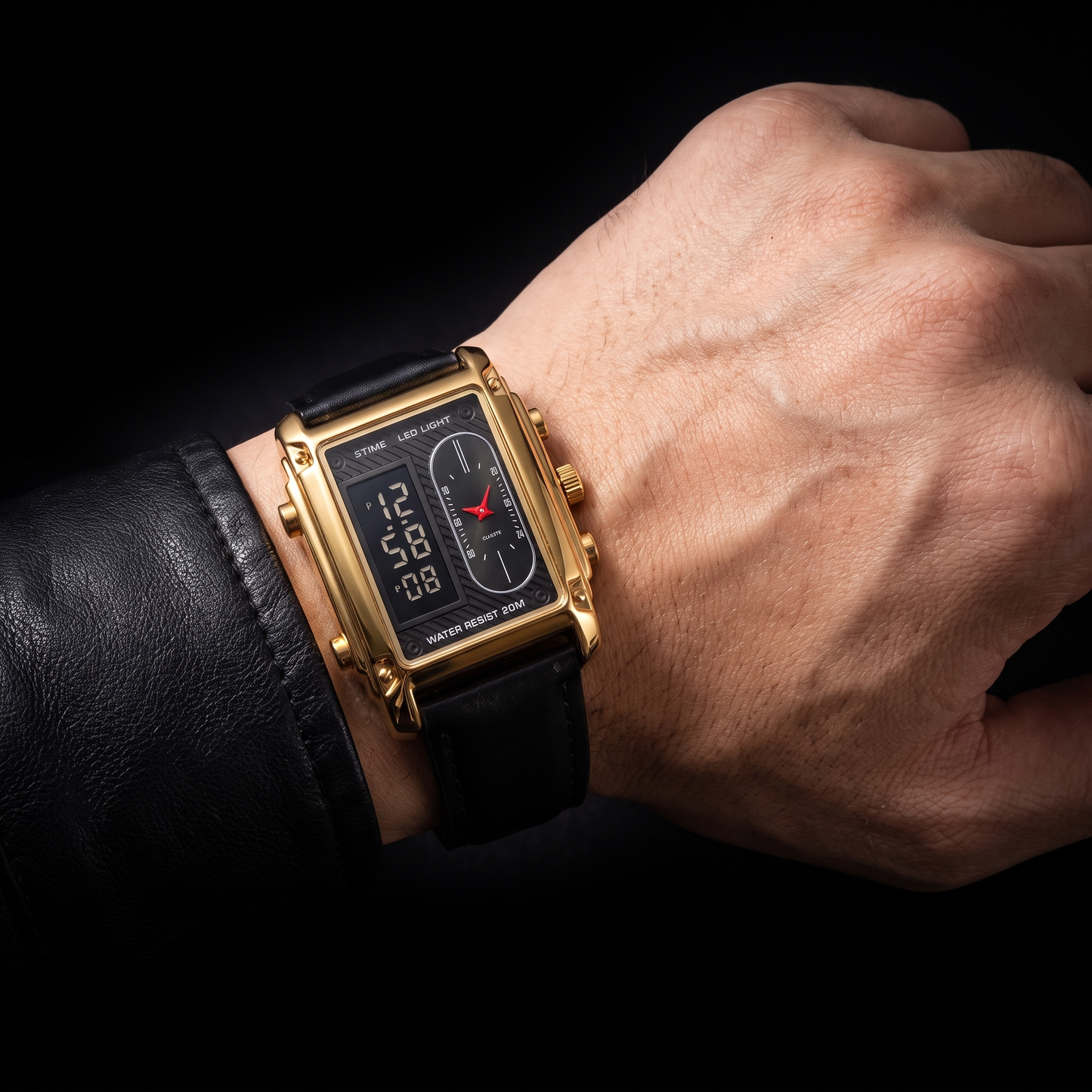 Rousseau Hybrid Dual-Display Watch