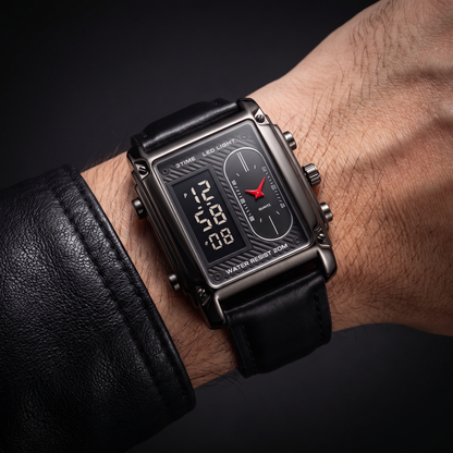 Rousseau Hybrid Dual-Display Watch