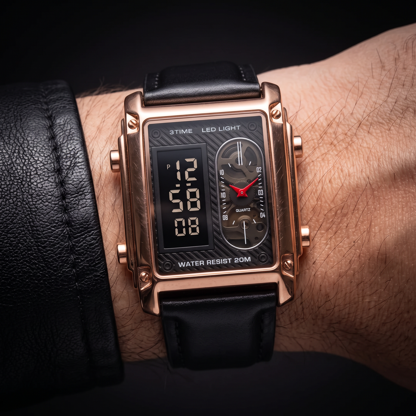 Rousseau Hybrid Dual-Display Watch