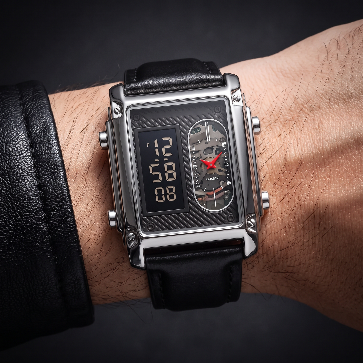 Rousseau Hybrid Dual-Display Watch