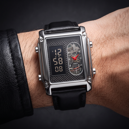 Rousseau Hybrid Dual-Display Watch