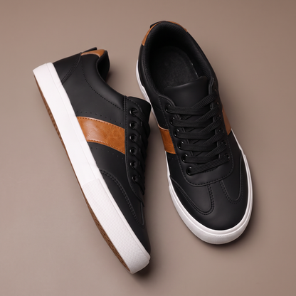 Ashford Two-Tone Leather Sneakers