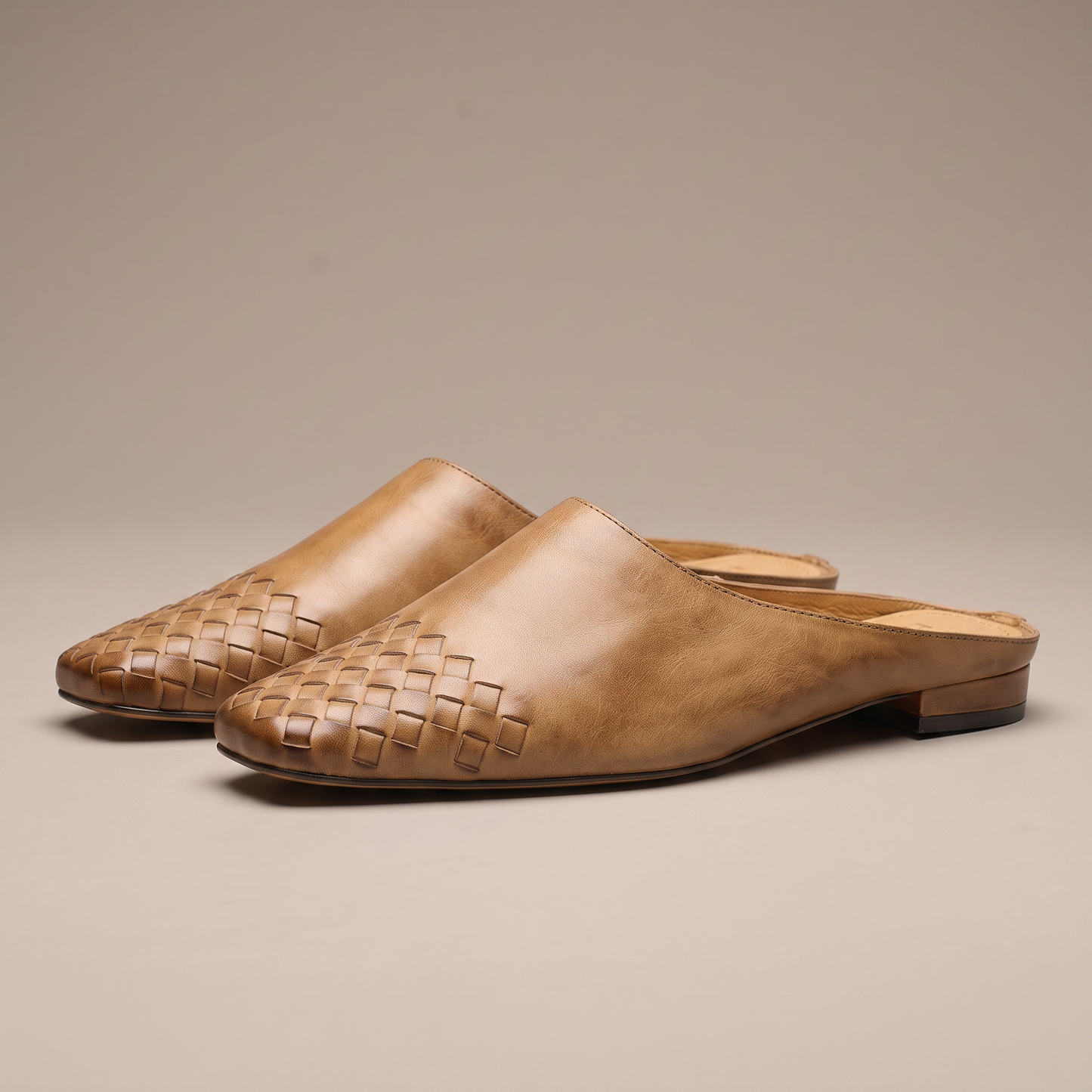 Vittoria Woven Leather Mule