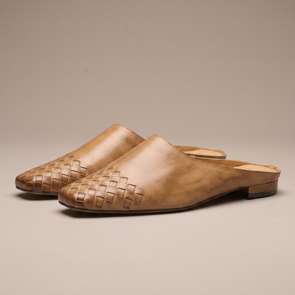 Vittoria Woven Leather Mule