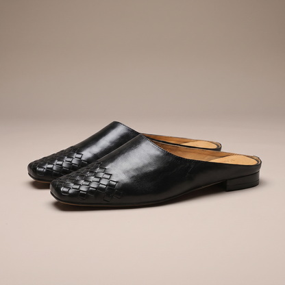 Vittoria Woven Leather Mule