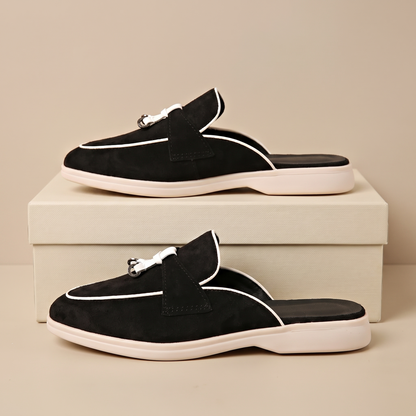 Ancora Suede Mule Loafer