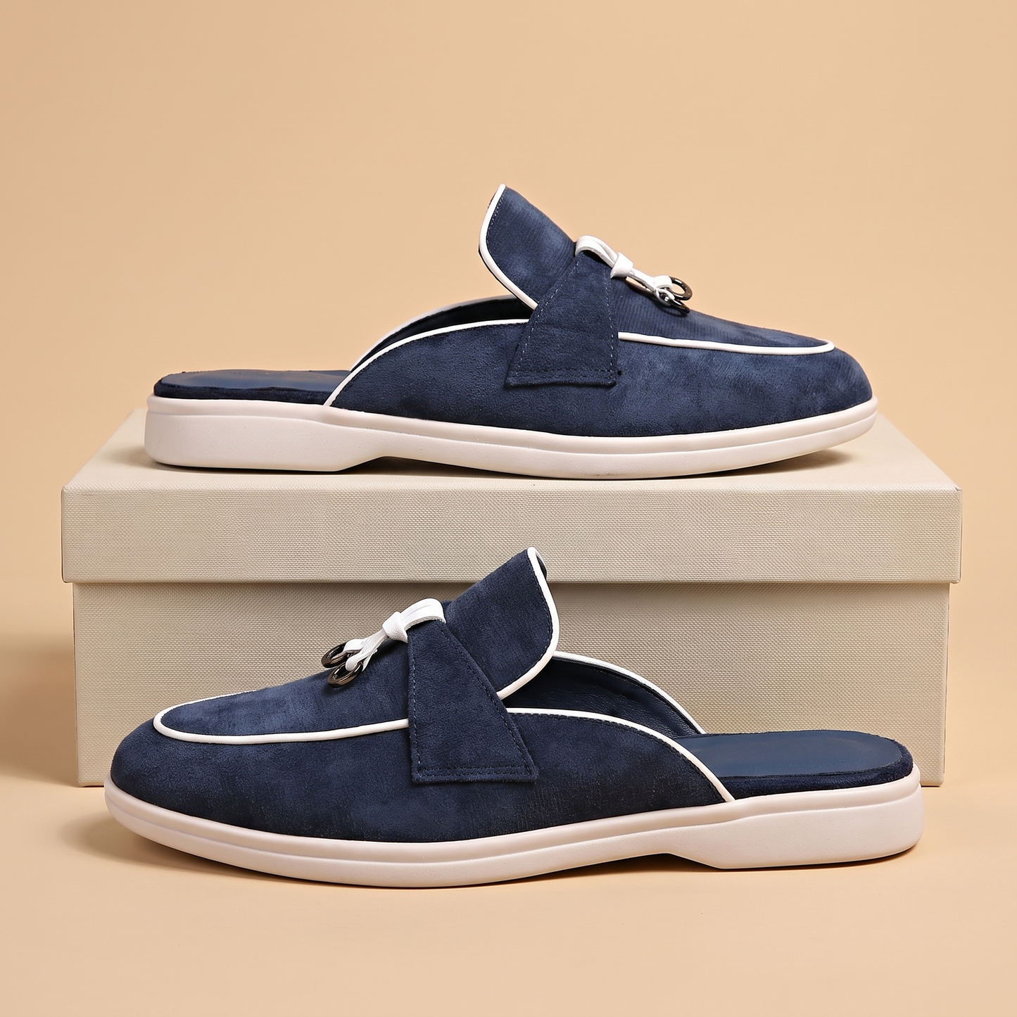 Ancora Suede Mule Loafer