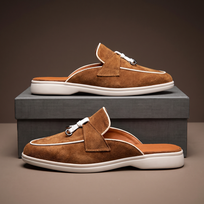 Ancora Suede Mule Loafer