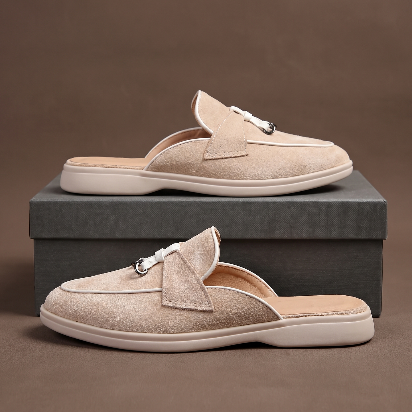 Ancora Suede Mule Loafer