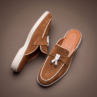 Ancora Suede Mule Loafer