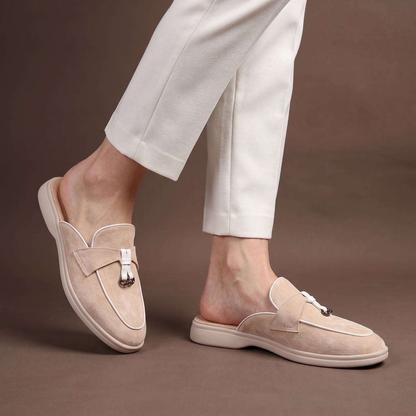 Ancora Suede Mule Loafer