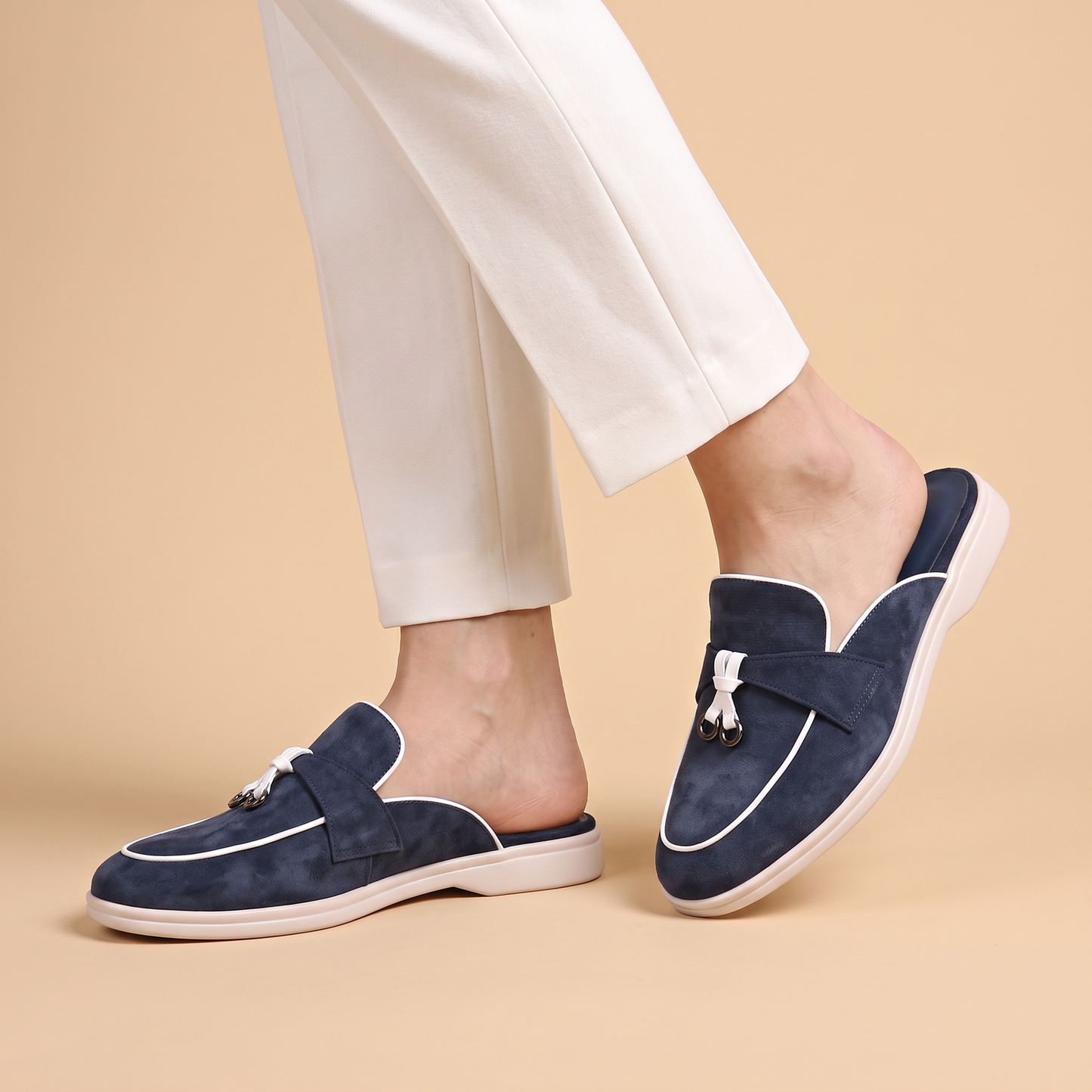 Ancora Suede Mule Loafer