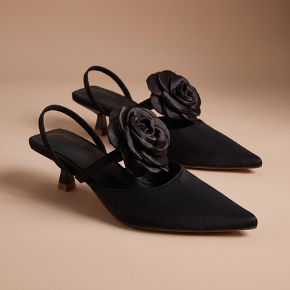 Camellia Slingback Heels