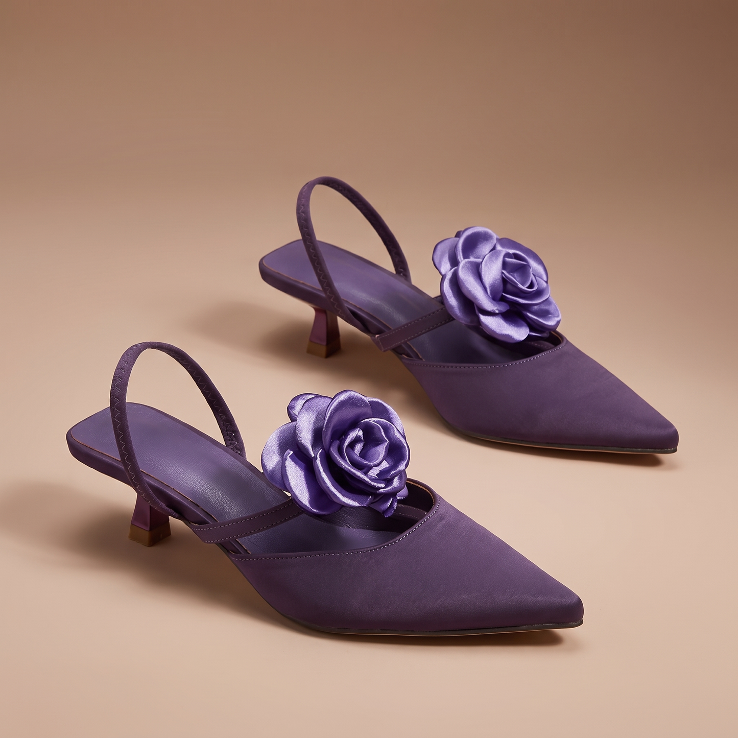 Camellia Slingback Heels