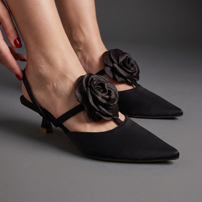 Camellia Slingback Heels