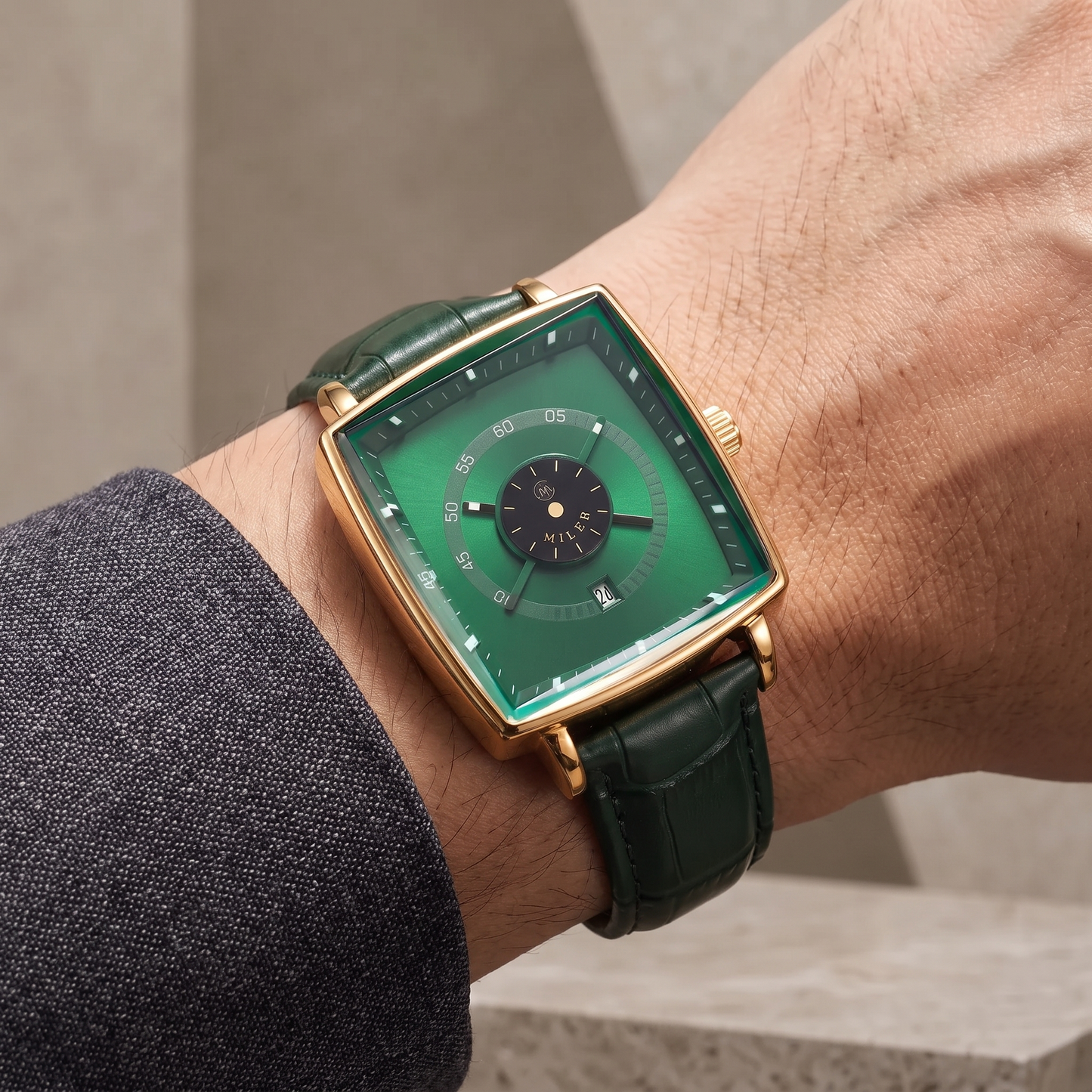 Envoy Square-Case Automatic Watch