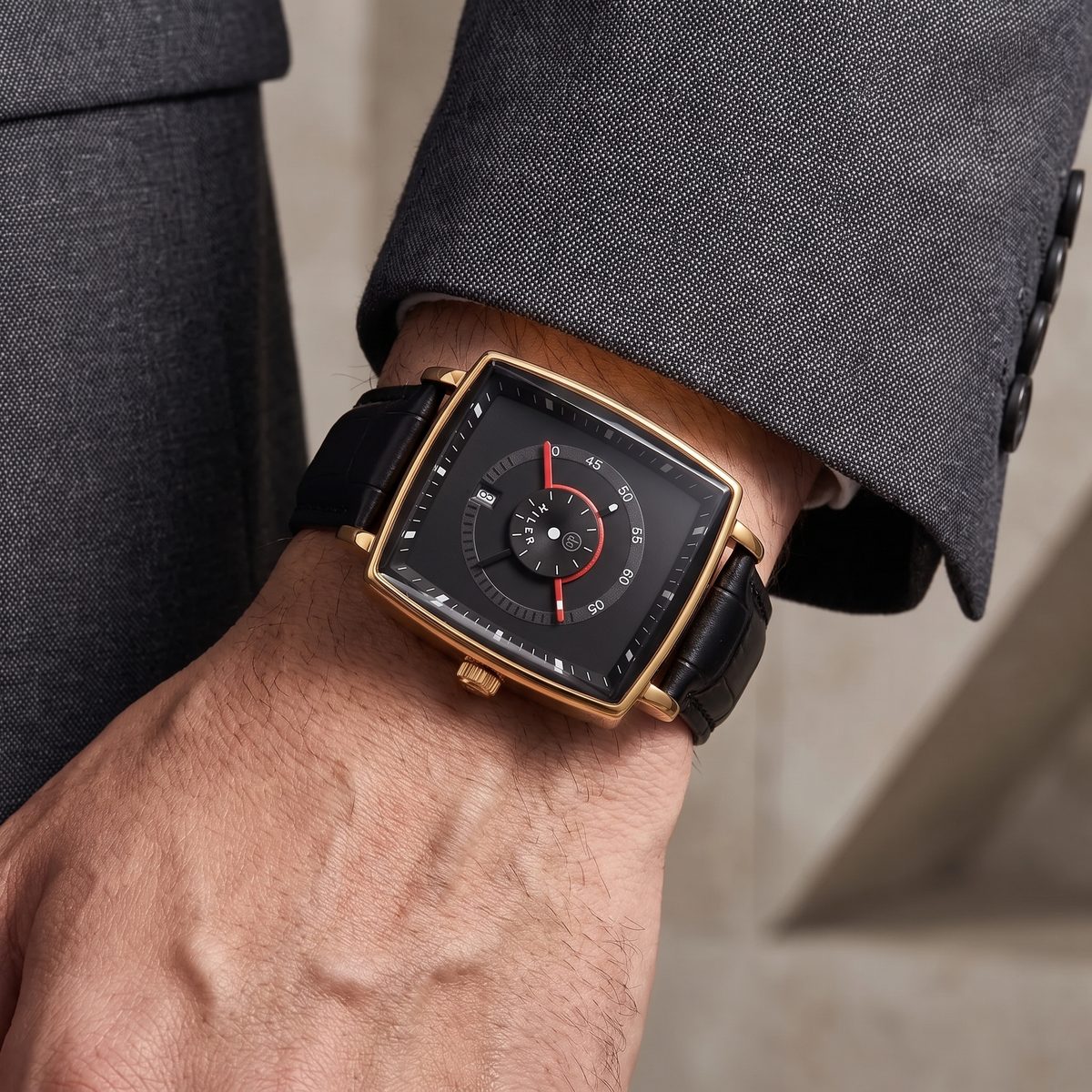 Envoy Square-Case Automatic Watch