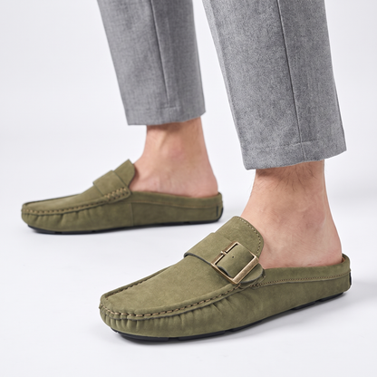 Castellucci Suede Mule Loafers