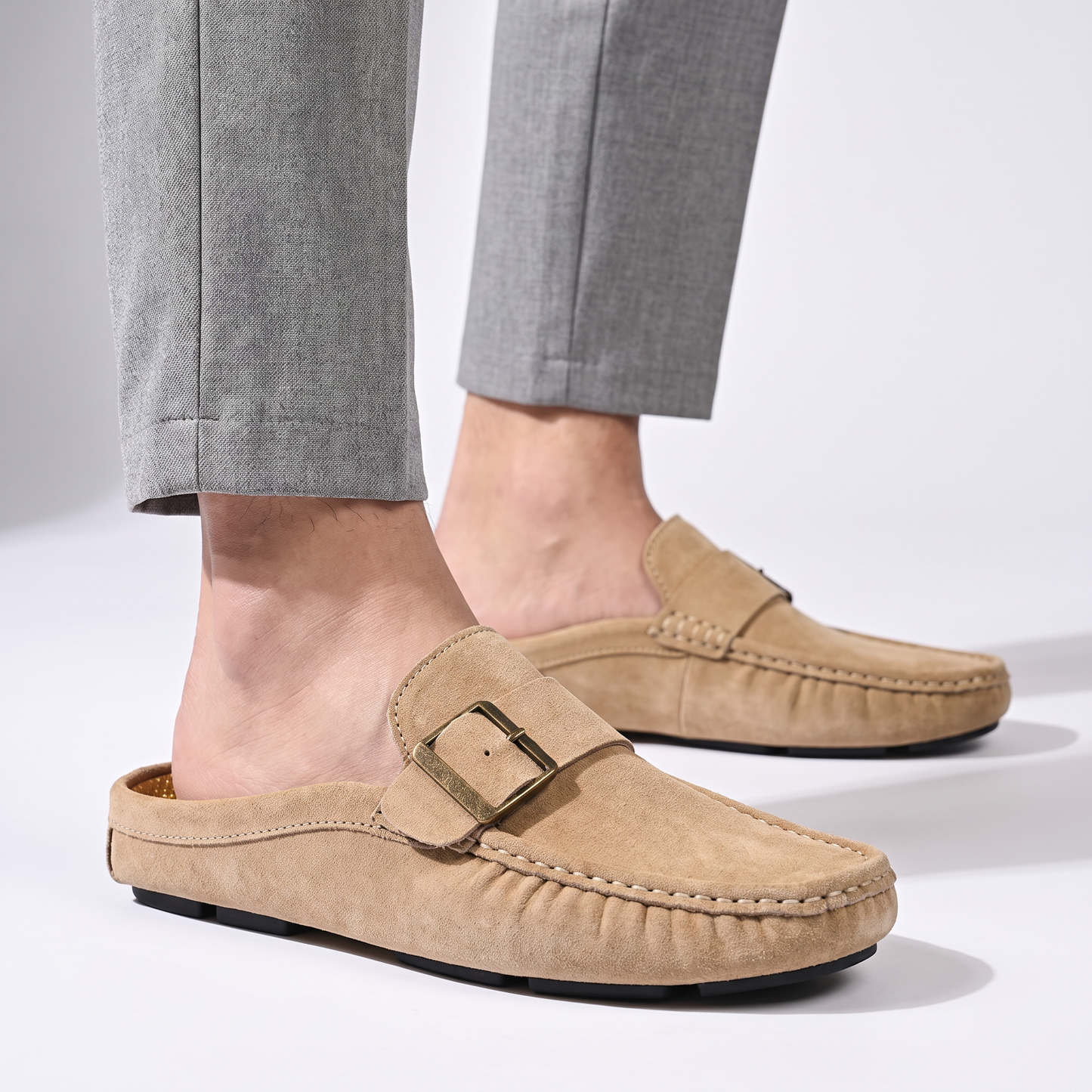Castellucci Suede Mule Loafers