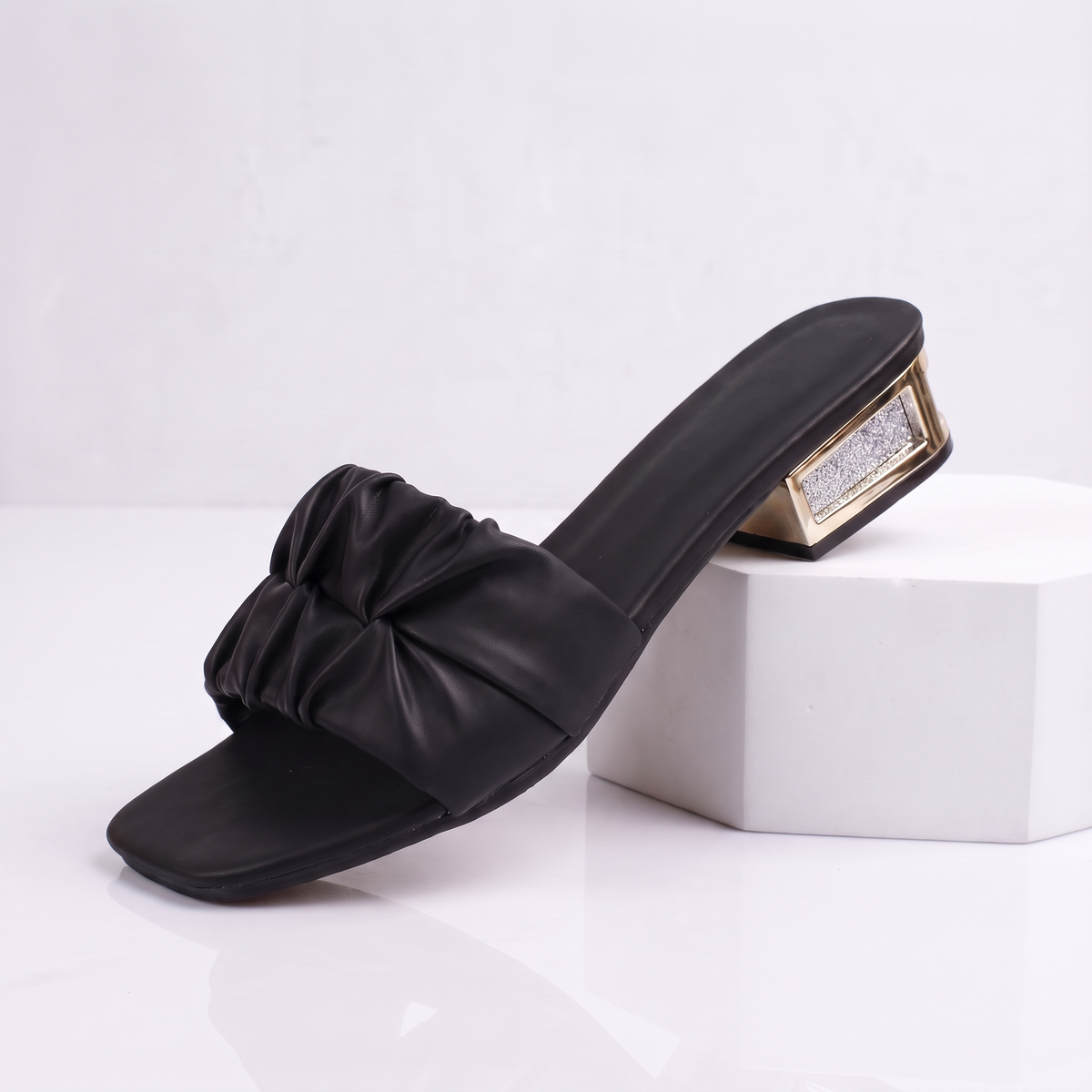 Marchetta Ruched Slides
