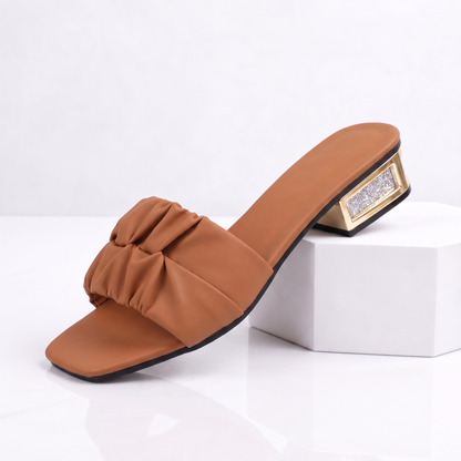 Marchetta Ruched Slides