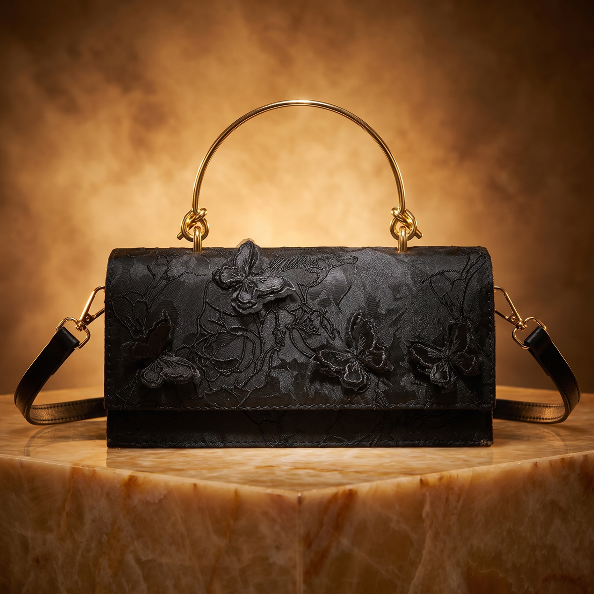 Marchesa Butterfly Clutch