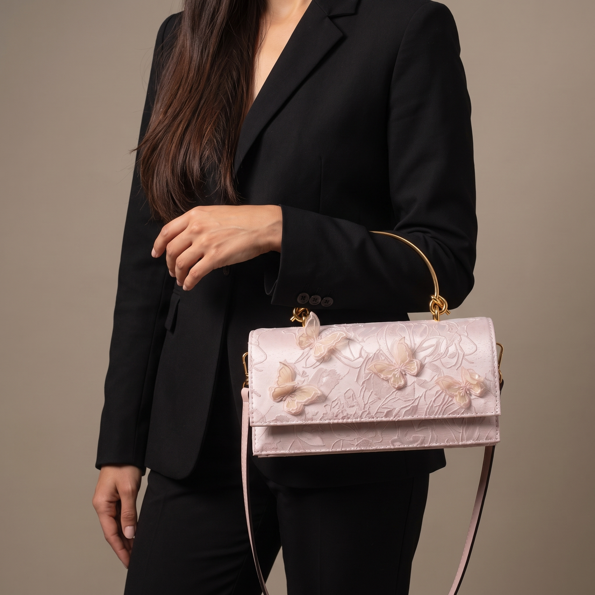 Marchesa Butterfly Clutch