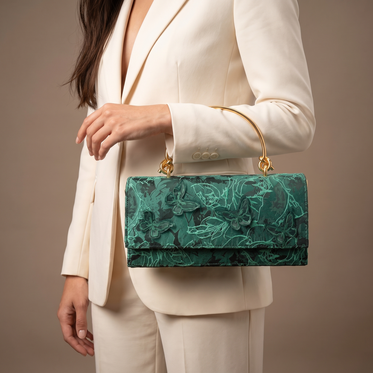 Marchesa Butterfly Clutch
