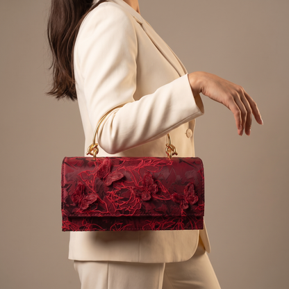 Marchesa Butterfly Clutch