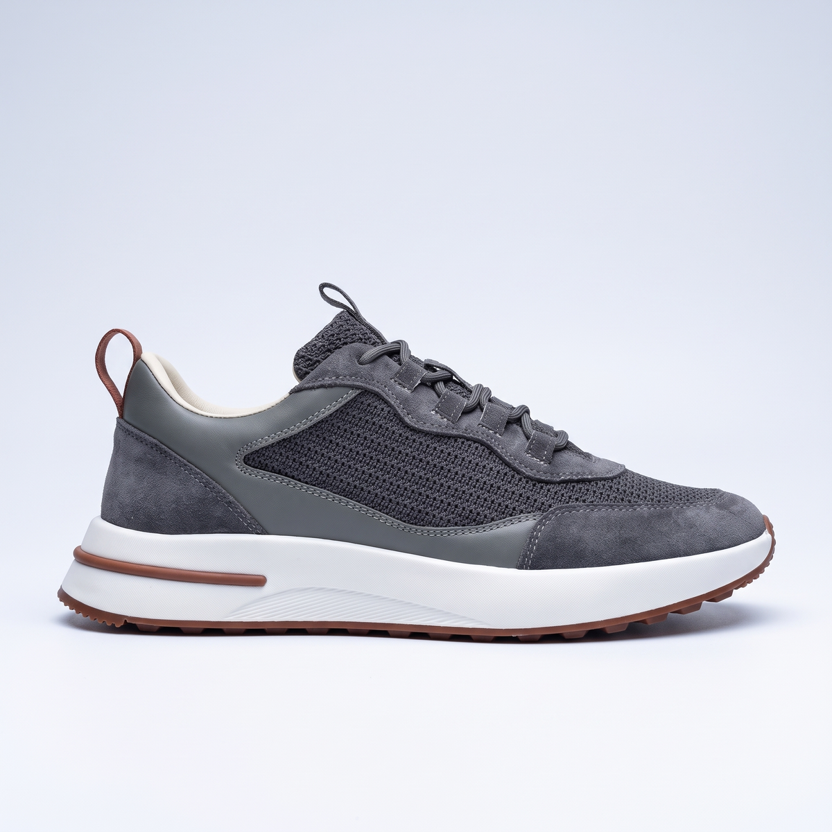 Amalfi Mesh-and-Suede Trainer