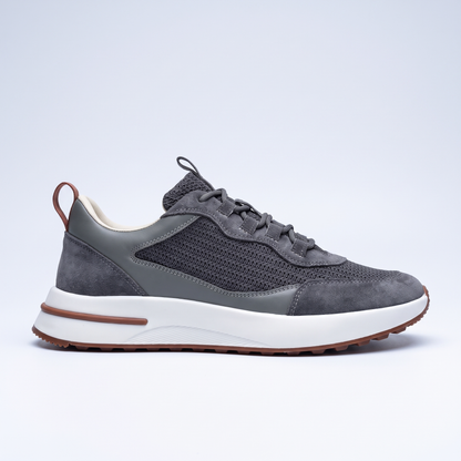 Amalfi Mesh-and-Suede Trainer