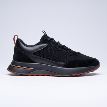 Amalfi Mesh-and-Suede Trainer